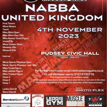 nabba uk 2023 poster