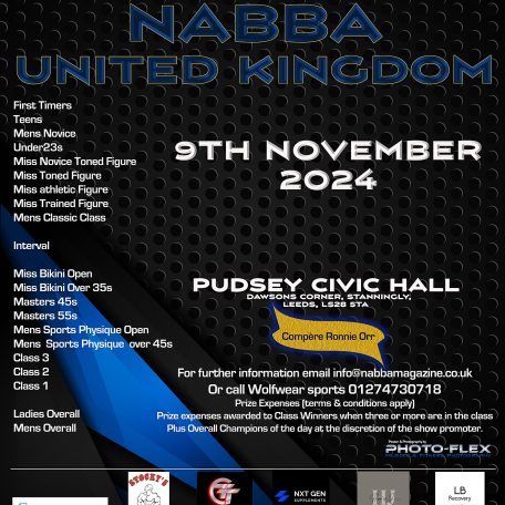 nabba united kingdom 2024 show poster