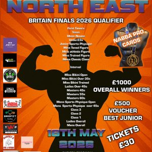 nabba north east 2026 show poster photography